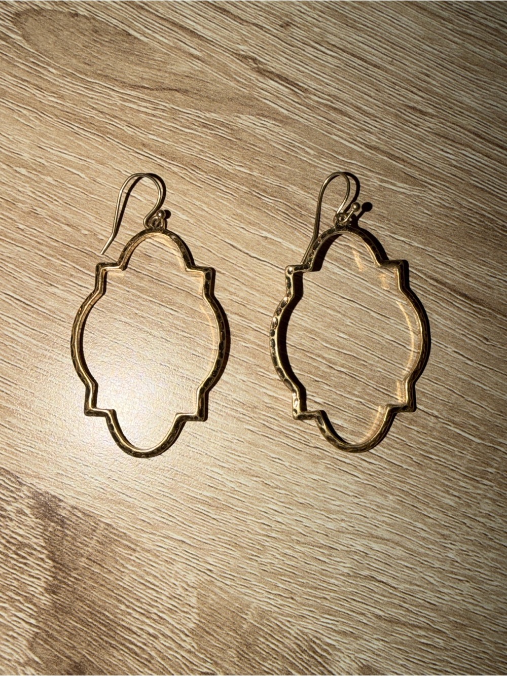 Gold Geometric Drop Earrings - Women Jewelry